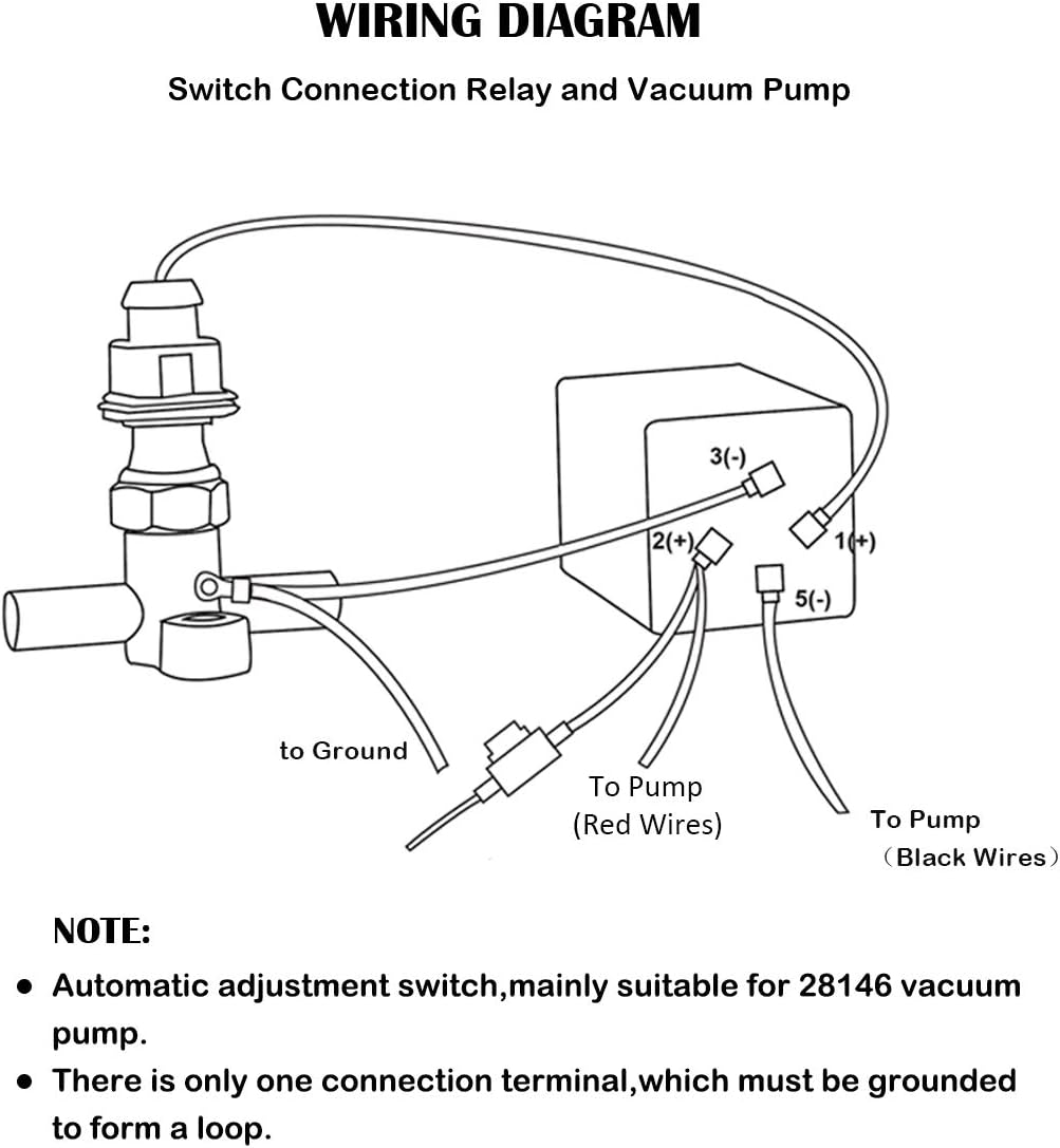 Electric Brake Vacuum Pump Switch Pack of 2 V398533