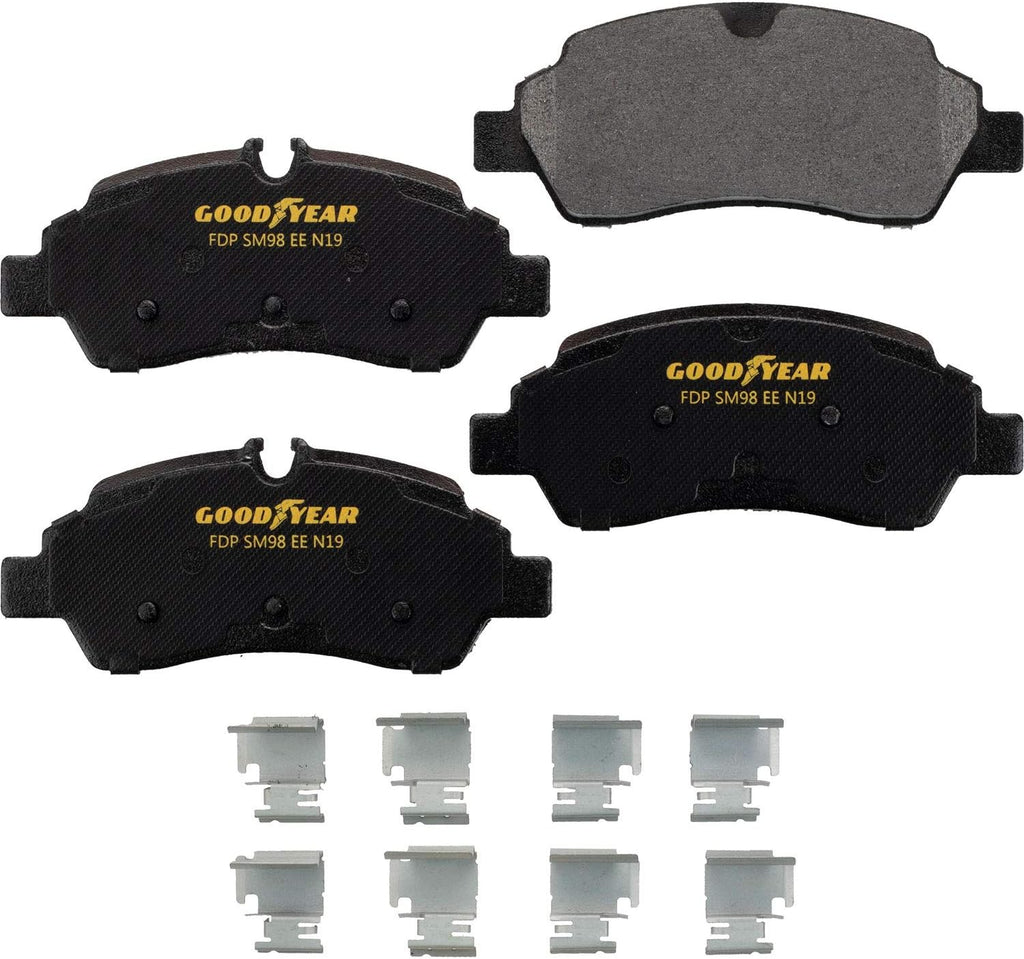 Carbon Ceramic Rear Disc Brake Pad Set for Acura MDX, Honda Odyssey, Pilot, Ford Transit R713601