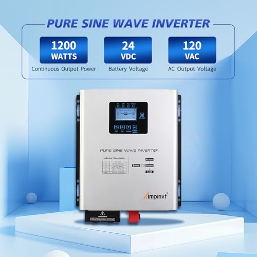 800W Pure Sine Wave Inverter with AC Charger S10107