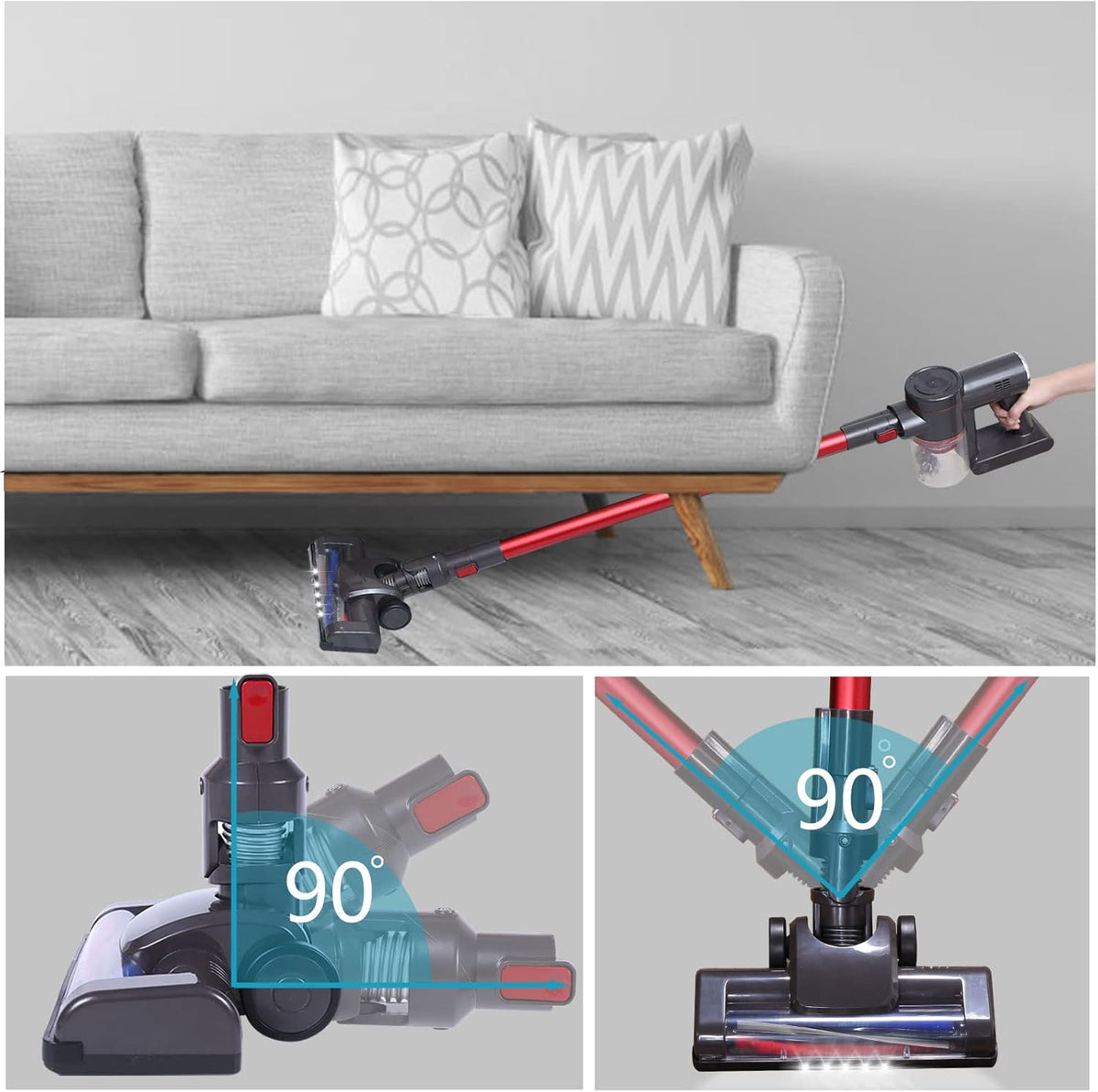 9 in 1 Cordless Stick Vacuum Cleaner with HEPA Filter N3135