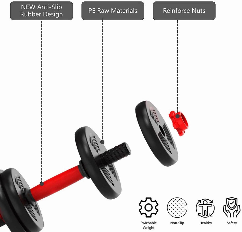 Adjustable Dumbbells Free Weight Sets J962875