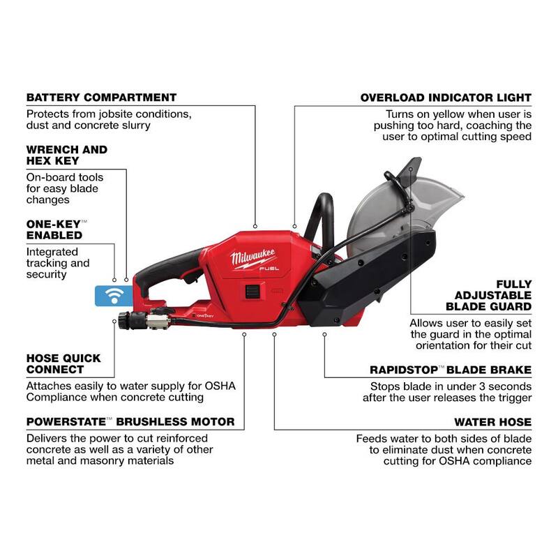 18V Lithium-Ion Brushless Cordless 9 in. Cut Off Saw Kit E9255