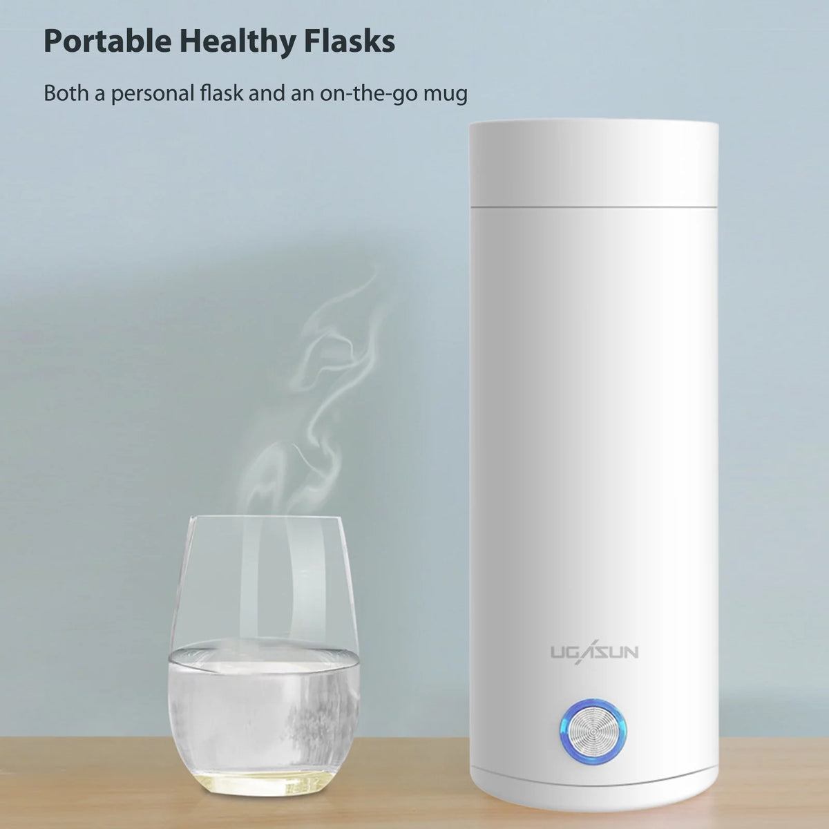 Small Stainless Steel Electric Travel Kettle 400ml X67928