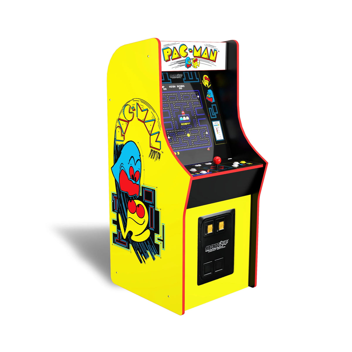 4 Feet Tall Stand-Up Arcade Game with 14 Classic Games and 17-Inch Screen F7195