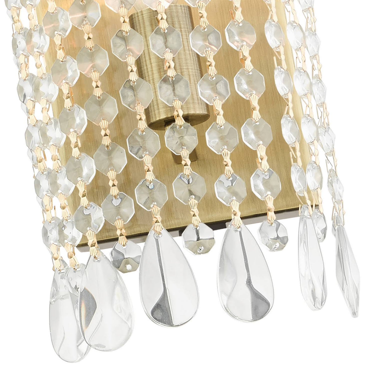 Antique Brass ADA Sconce Q256
