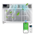 12000BTU 115V White Window-Mounted Air Conditioner with Remote Control P381048