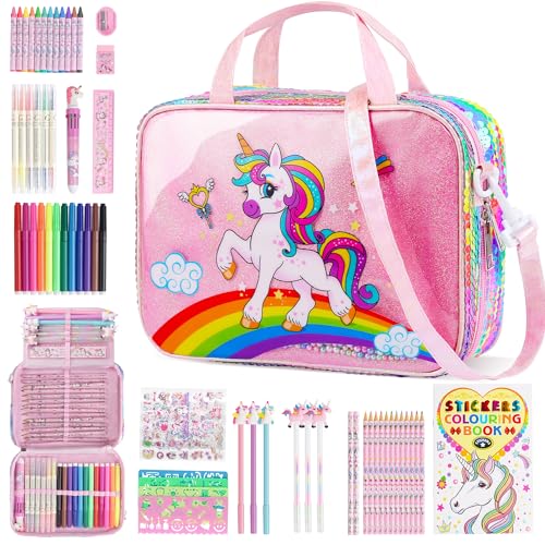 63Pcs Coloring Drawing Set with Fruit Scented Markers F305347