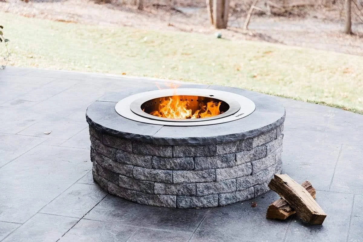 24 Smokeless Fire Pit Insert Package Corten Steel O452034