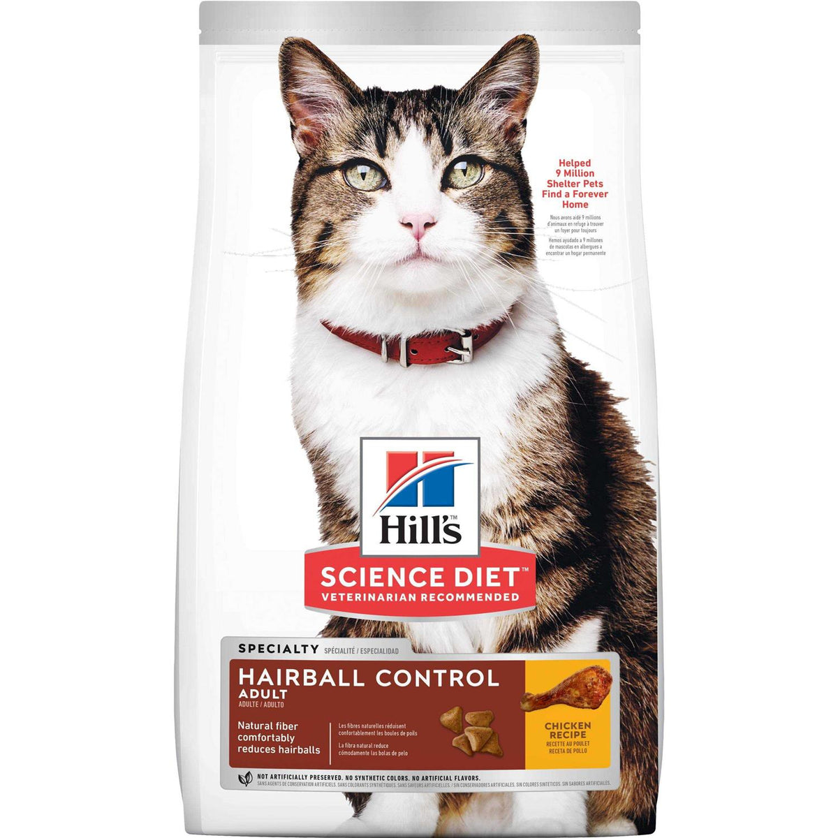 Adult Hairball Control Dry Cat Food Y76331