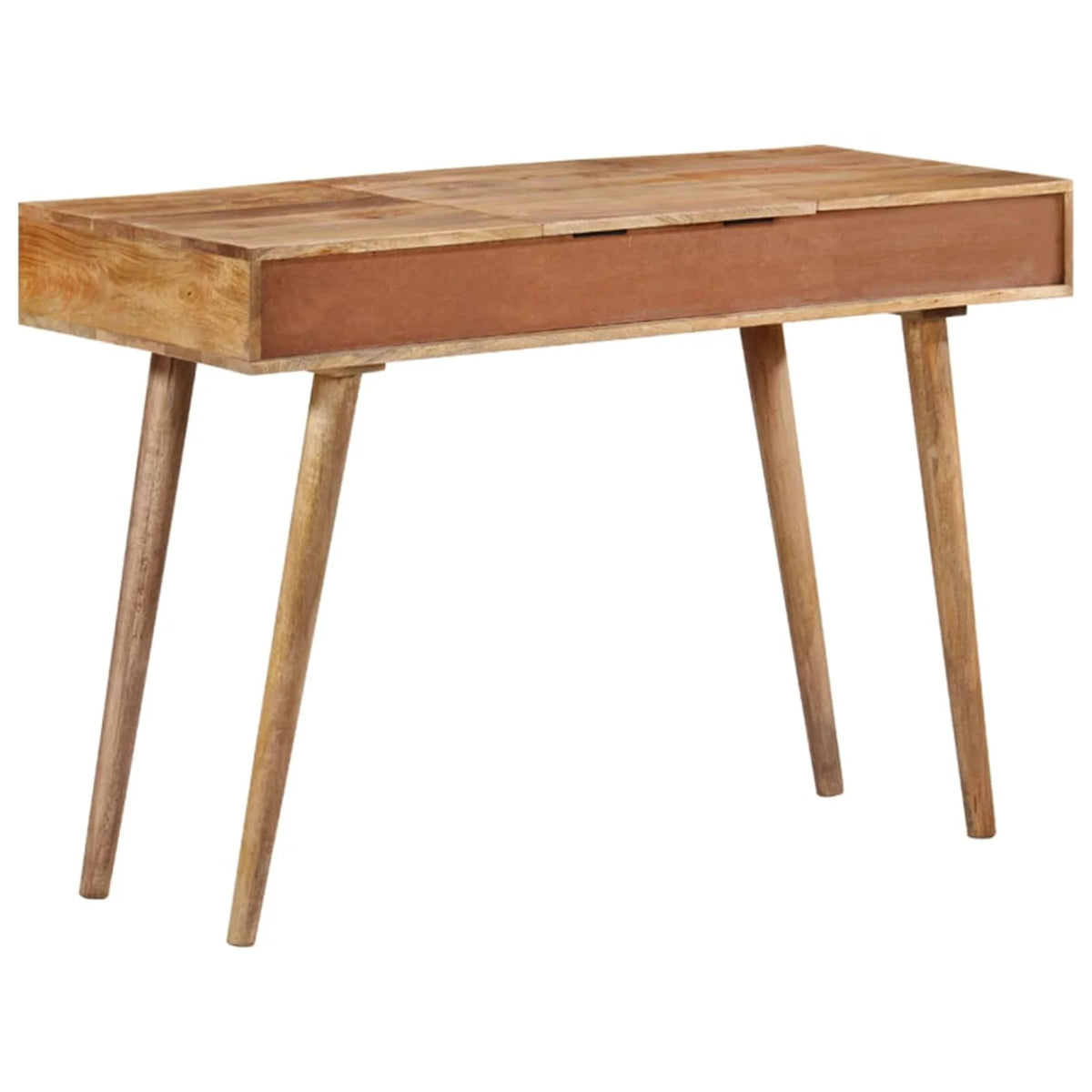 Folding Mirror Makeup Table with 2 Drawer Mango Wood Vanity B650677
