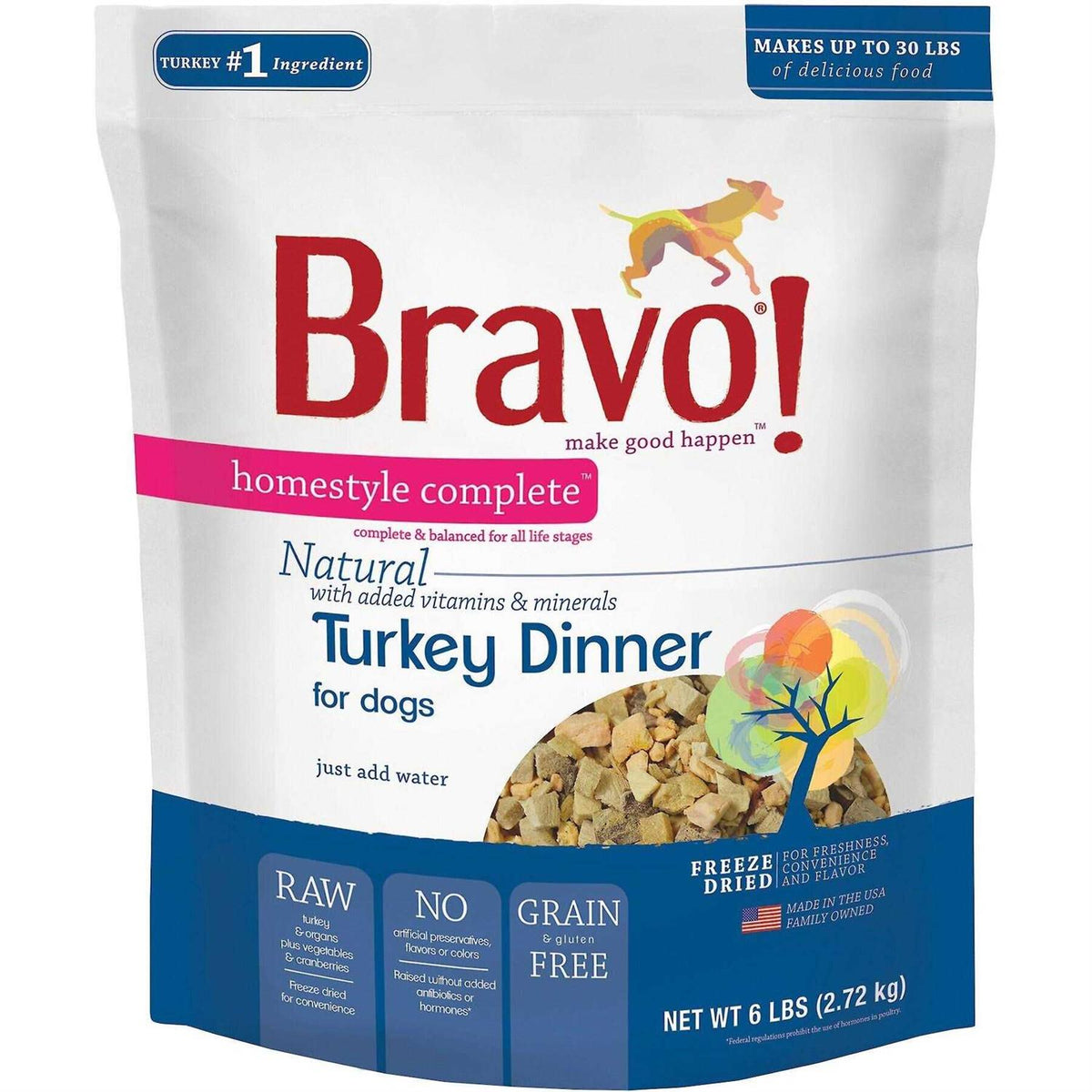 Freeze-Dried Turkey Dinner Dog Food R493976