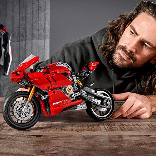 Motorcycle Building Set with Gearbox and Working Suspension J4359