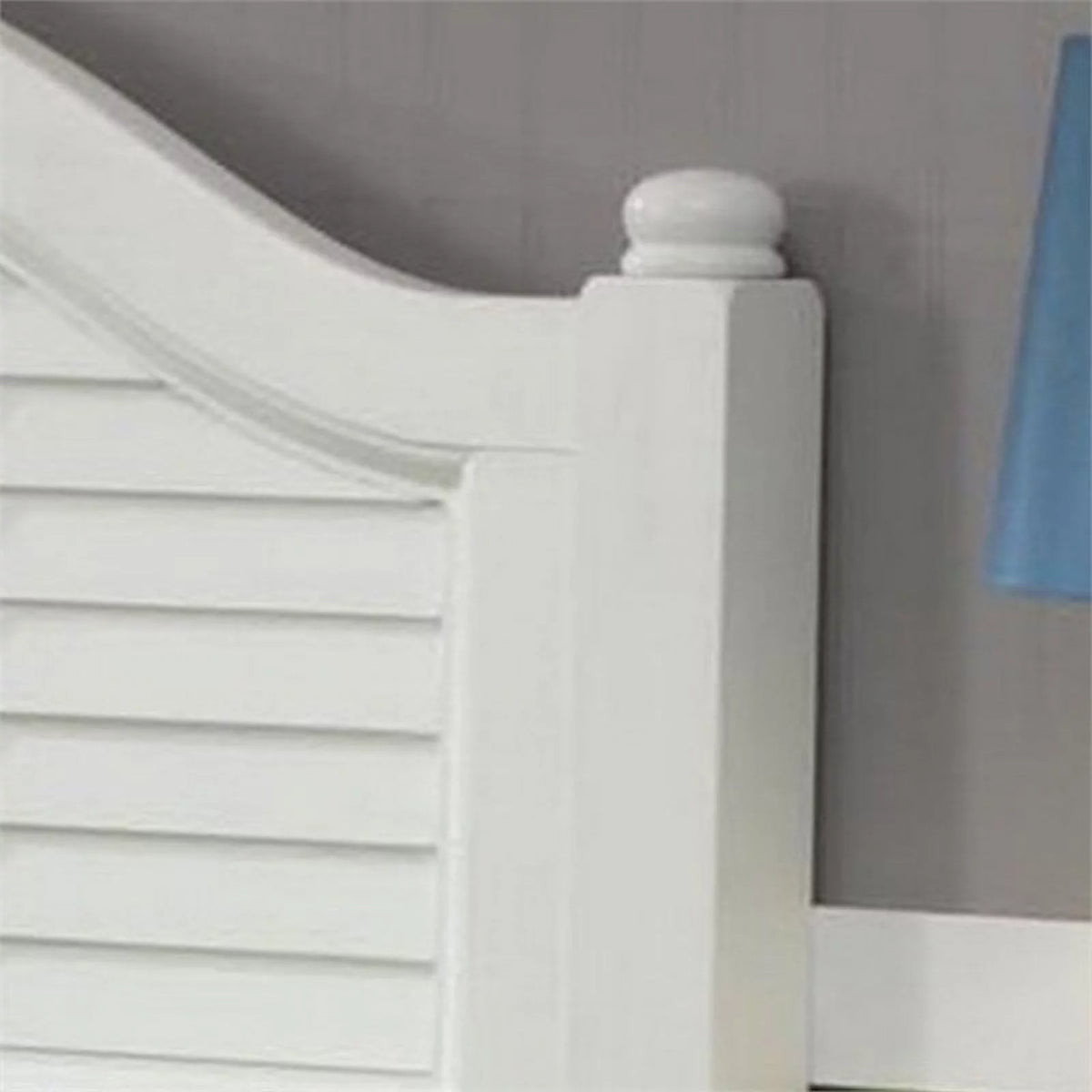 Wood Queen Headboard in Off White Z1320