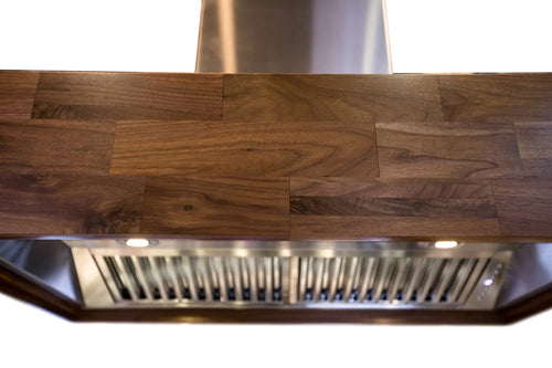 42 in. 1200 CFM Wooden Island Mount Range Hood N8780