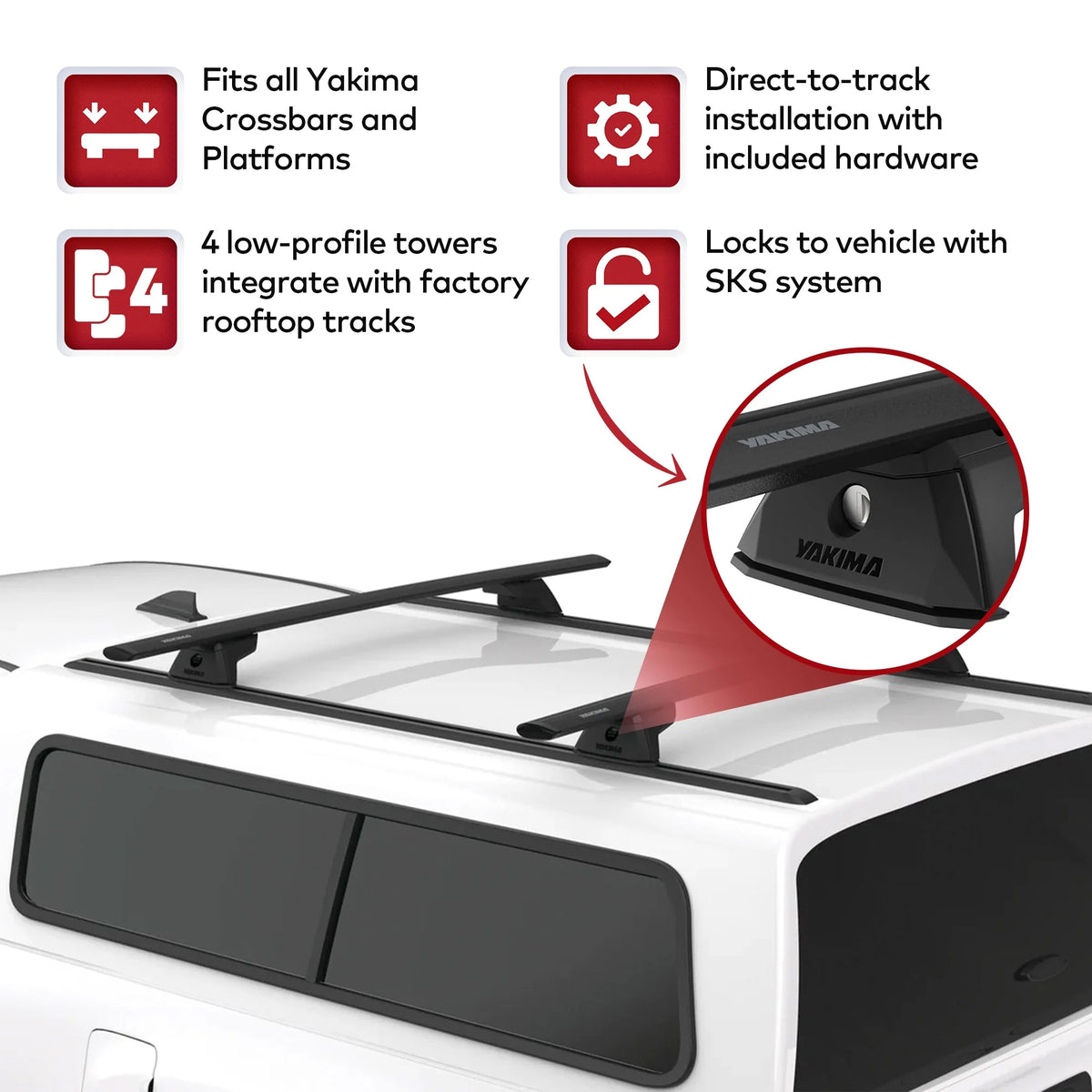 Roof Rack Tower Set, Pack of 4 A4523