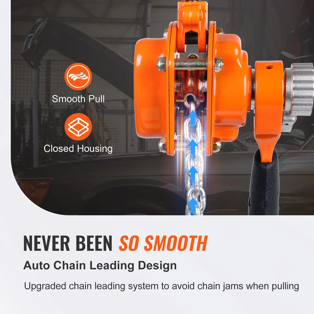 550lb Capacity 10ft Lever Block Chain Hoist C318813