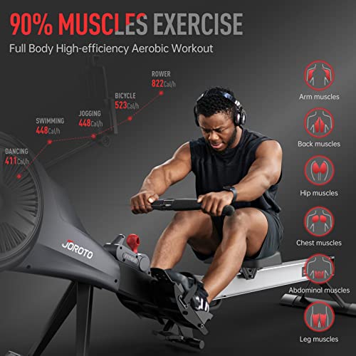 Foldable Air Magnetic Rowing Machine with Monitor B450506