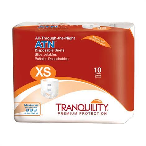 Medium Disposable Brief, 12/Pack U60184