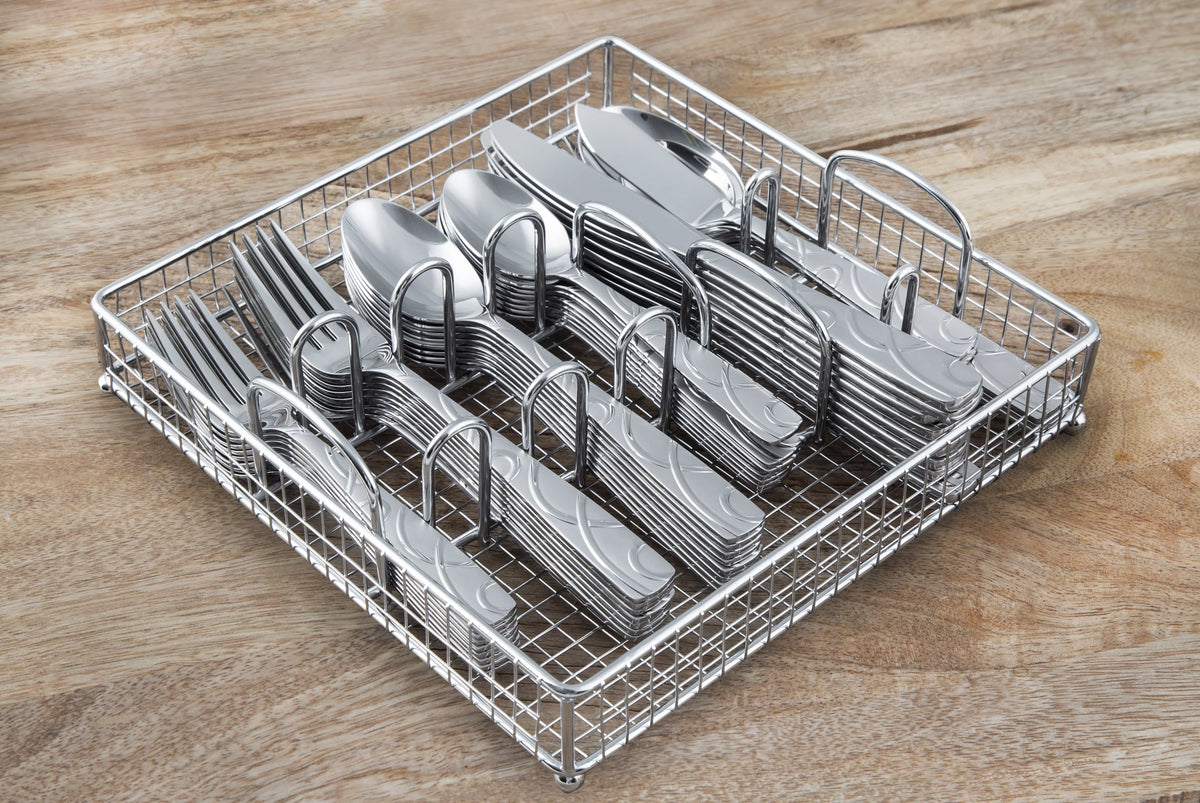 45-Piece Stainless Steel Flatware Set L89491