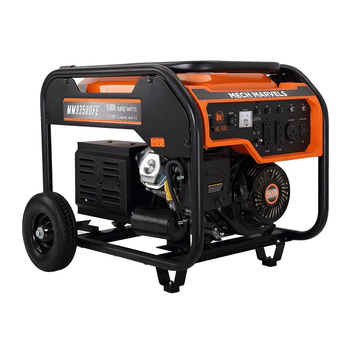 9000 Watt Dual Fuel Portable Power Generator F38912
