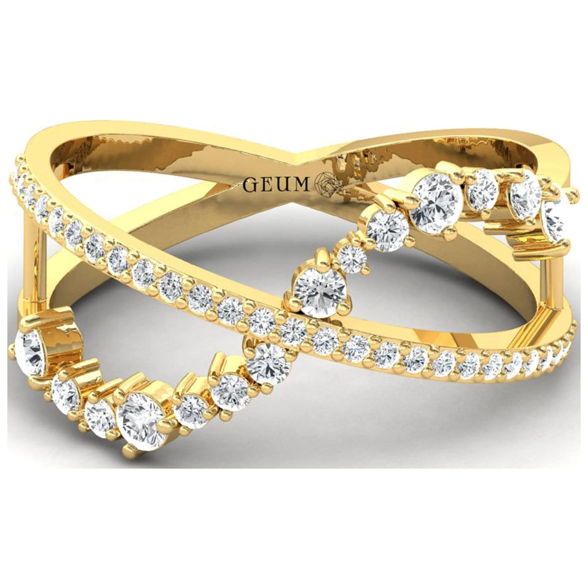 14k Yellow Gold Diamond Ring R5463
